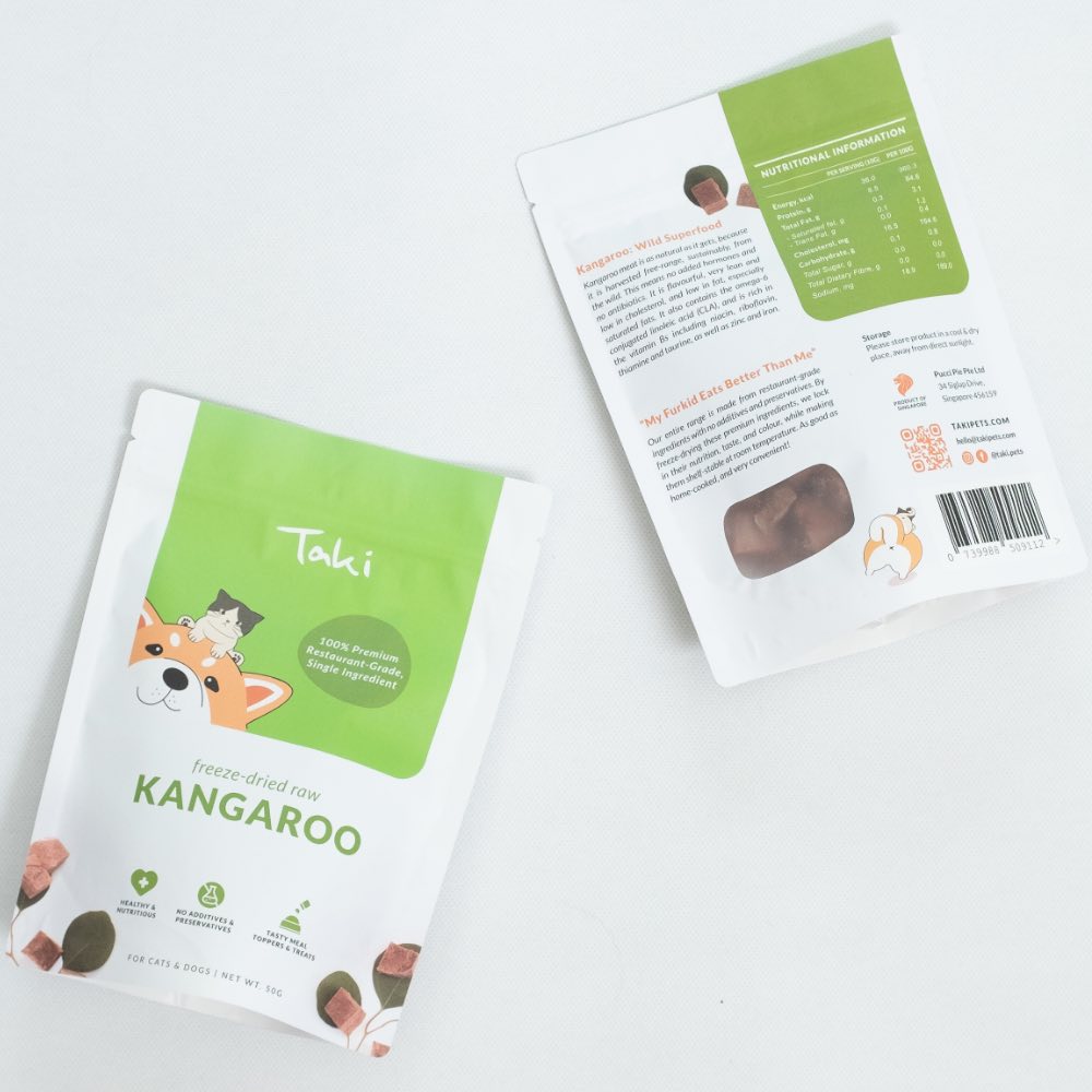 Taki Kangaroo Cubes Freeze-Dried Treats For Cats & Dogs 50g