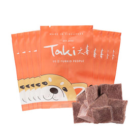 Taki Kangaroo Cubes Freeze-Dried Treats For Cats & Dogs (10 Packets) 100g