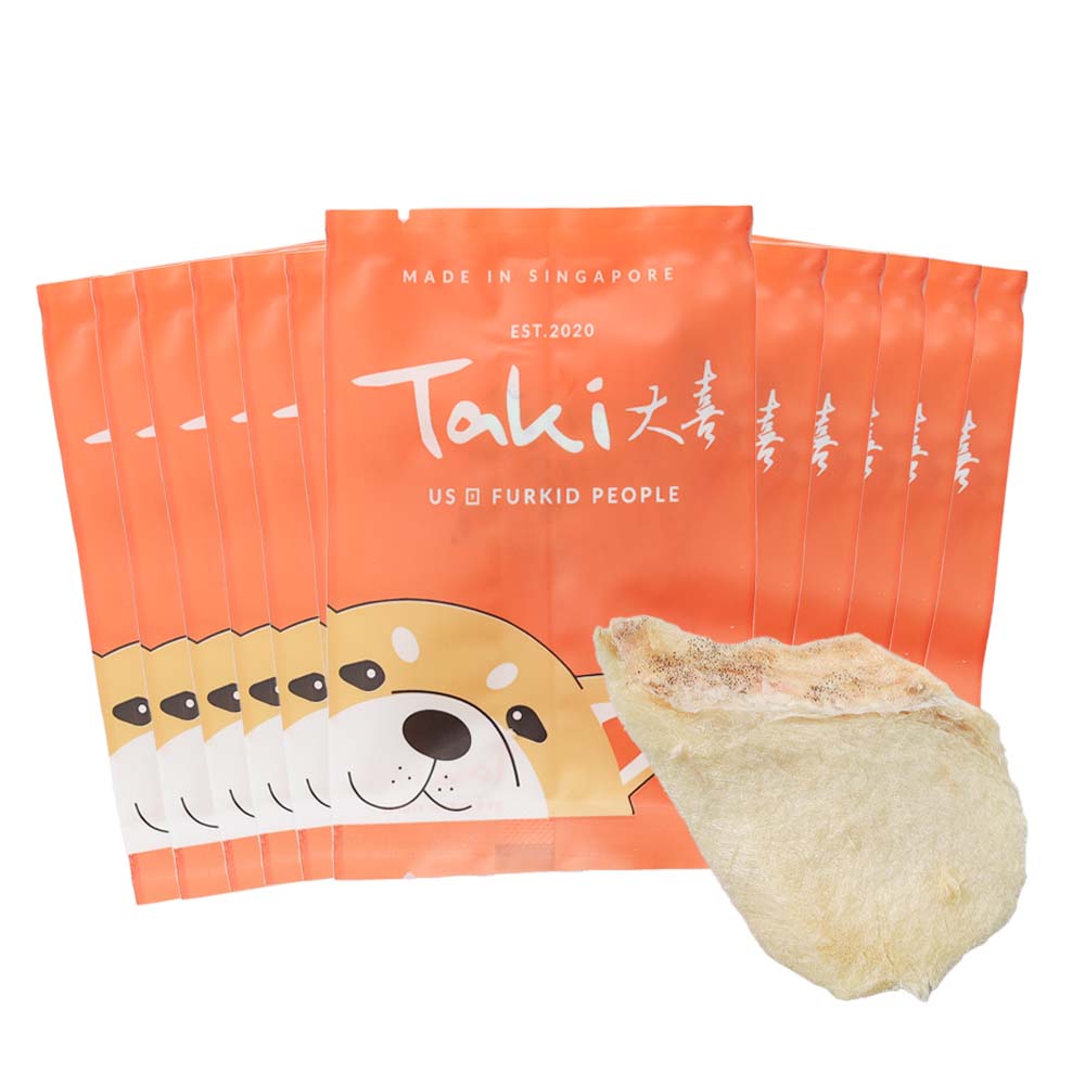 Taki Ling Cod Fish Freeze-Dried Treats For Cats & Dogs (12 Packets) 84g