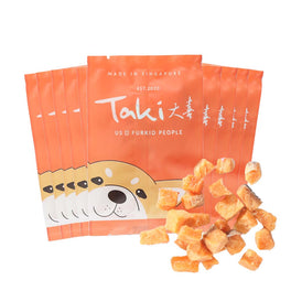 Taki Scottish Salmon Grain-Free Freeze-Dried Treats For Cats & Dogs (10 Packets) 90g