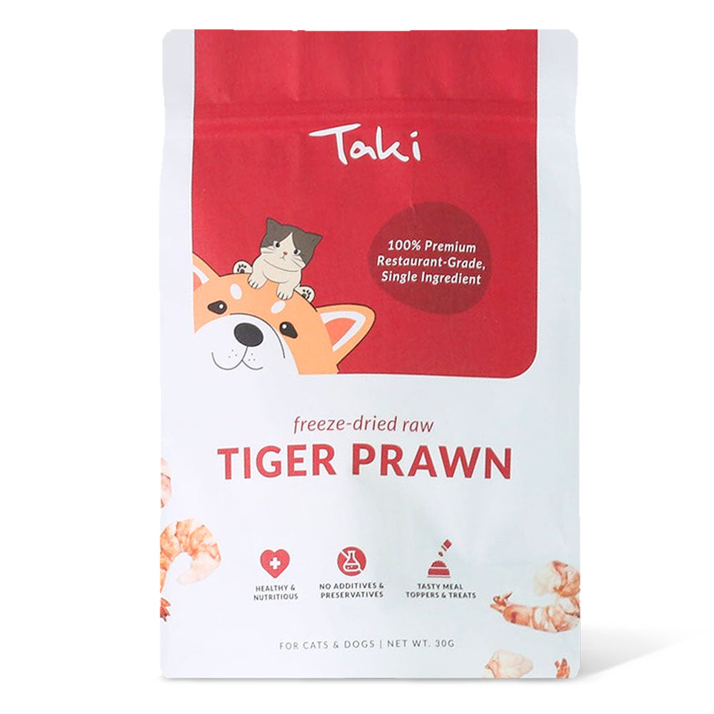 Taki Tiger Prawn Freeze-Dried Treats For Cats & Dogs 30g