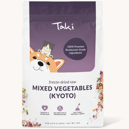 Taki Vegetables Mix Kyoto Freeze-Dried Meal Toppers For Cats & Dogs 40g - Kohepets