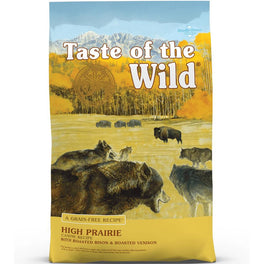'BUNDLE DEAL/FREE CHEWS': Taste Of The Wild High Prairie Roasted Bison & Venison Grain-Free Adult Dry Dog Food