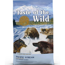 'BUNDLE DEAL/FREE CHEWS': Taste of the Wild Pacific Stream with Smoked Salmon Grain Free Dry Dog Food - Kohepets