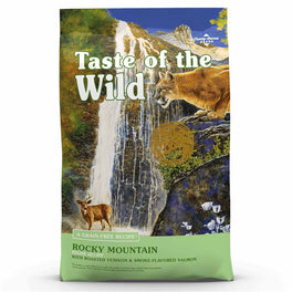 'BUNDLE DEAL/FREE TREATS': Taste Of The Wild Rocky Mountain Roasted Venison & Smoke-Flavored Salmon Grain-Free Dry Cat Food