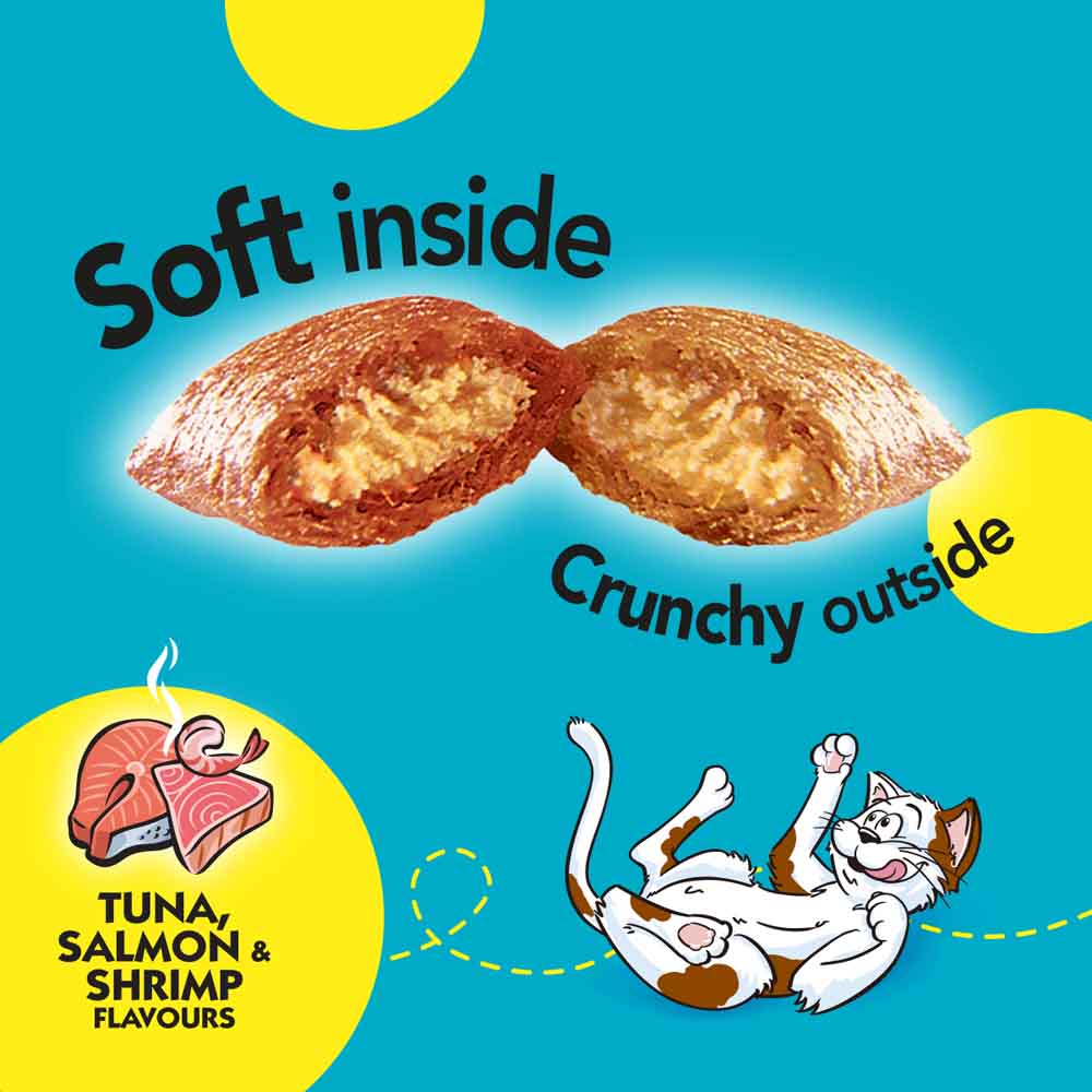 Temptations Mixups Tuna, Salmon & Shrimp Cat Treats 75g