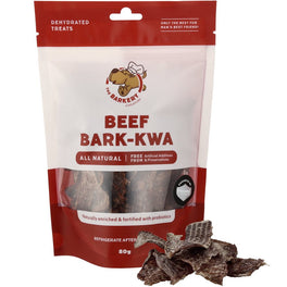 The Barkery Beef Bark-Kwa Dehydrated Dog Treats