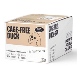 10% OFF: The Grateful Pet Raw Cage-Free Duck Frozen Dog Food 2kg