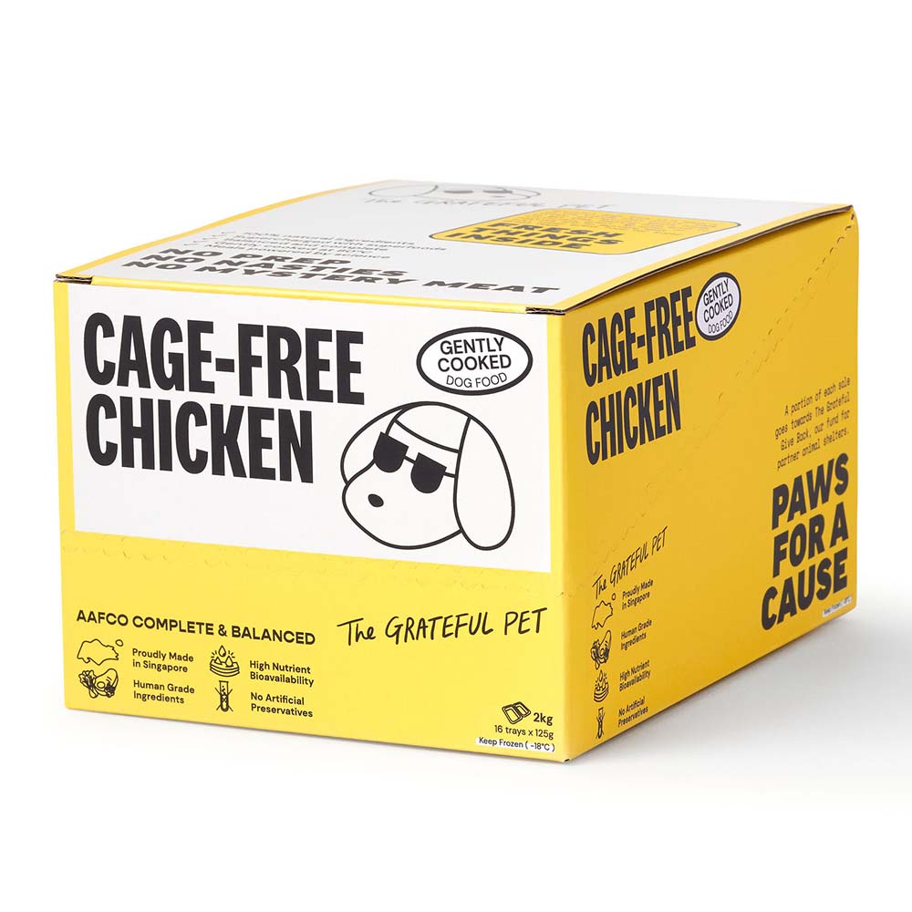 The Grateful Pet Gently Cooked Cage-Free Chicken Frozen Dog Food 2kg