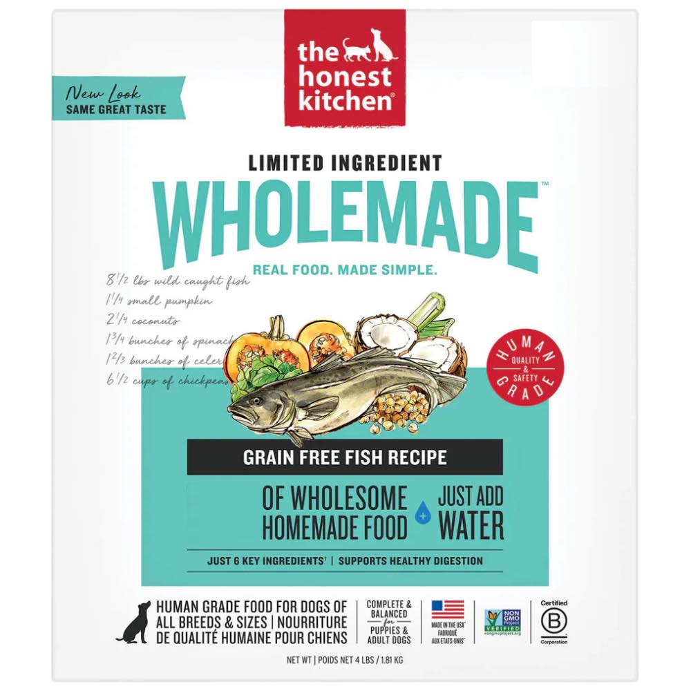 The Honest Kitchen Grain Free Limited Ingredient Fish Recipe Dehydrated Dog Food