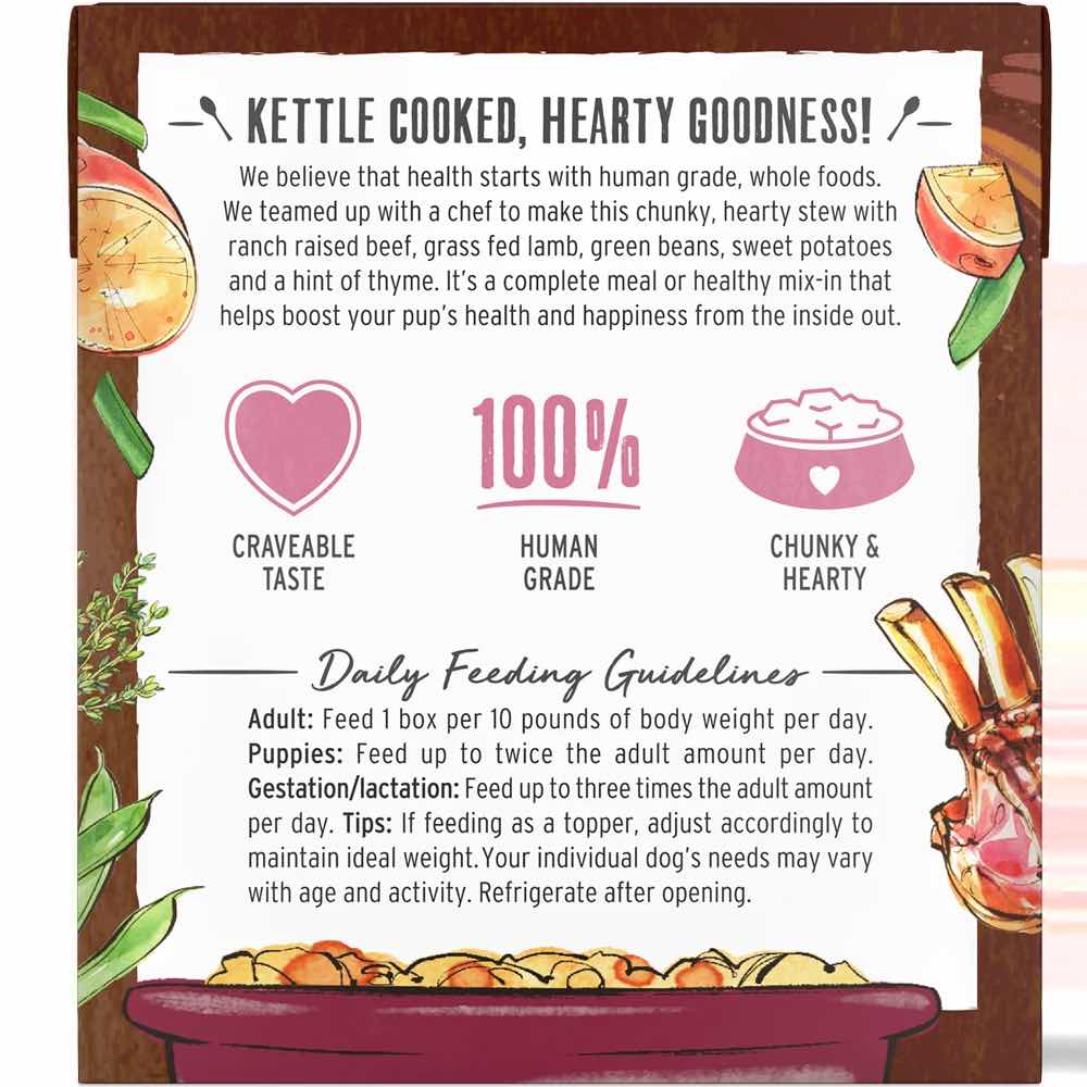 The Honest Kitchen One Pot Stews Braised Beef & Lamb Grain-Free Dog Food 10.5oz