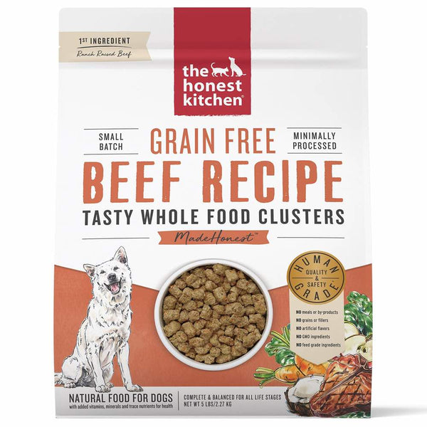 The Honest Kitchen Whole Food Clusters Beef Grain-Free Dry Dog