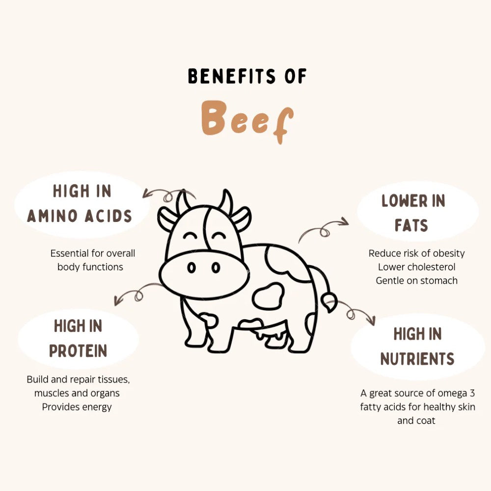 The Source-Sage Club Puff Beef Crumble Grain-Free Cat & Dog Treats 70g