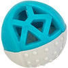 Totally Pooched Catch'n Squeak Rubber Ball Dog Toy (Teal)