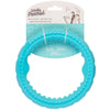 Totally Pooched Chew'n Tug Foam Rubber Ring Dog Toy (Teal)