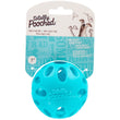 Totally Pooched Huff'n Puff Rubber Ball Dog Toy (Teal)