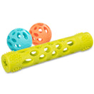 Totally Pooched Huff'n Puff Rubber Balls & Stick Dog Toy Set