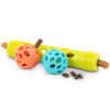 Totally Pooched Huff'n Puff Rubber Balls & Stick Dog Toy Set