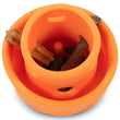 Totally Pooched Puzzle'n Play Mushroom Dog Toy (Orange)