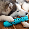 Totally Pooched Stuff'n Chew Rocket Stick Dog Toy (Teal)