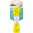 Totally Pooched Toss'n Stuff Rubber Hourglass Dog Toy (Green)