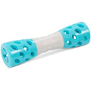 Totally Pooched Toss'n Stuff Rubber Hourglass Dog Toy (Teal)