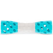 Totally Pooched Toss'n Stuff Rubber Hourglass Dog Toy (Teal)