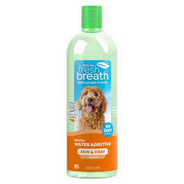 15% OFF: Tropiclean Fresh Breath Oral Care Water Additive Skin & Coat For Dogs 16oz