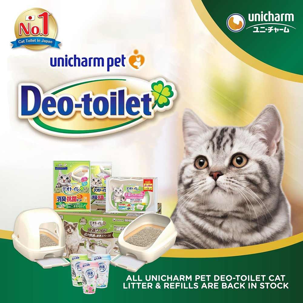 Unicharm Cat Litter — The Low Maintenance, Odour-Free Cat Litter Solution!