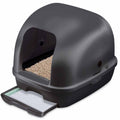 12% OFF: Unicharm Deo Toilet Full Cover Cat Litter Box (Dark Grey)