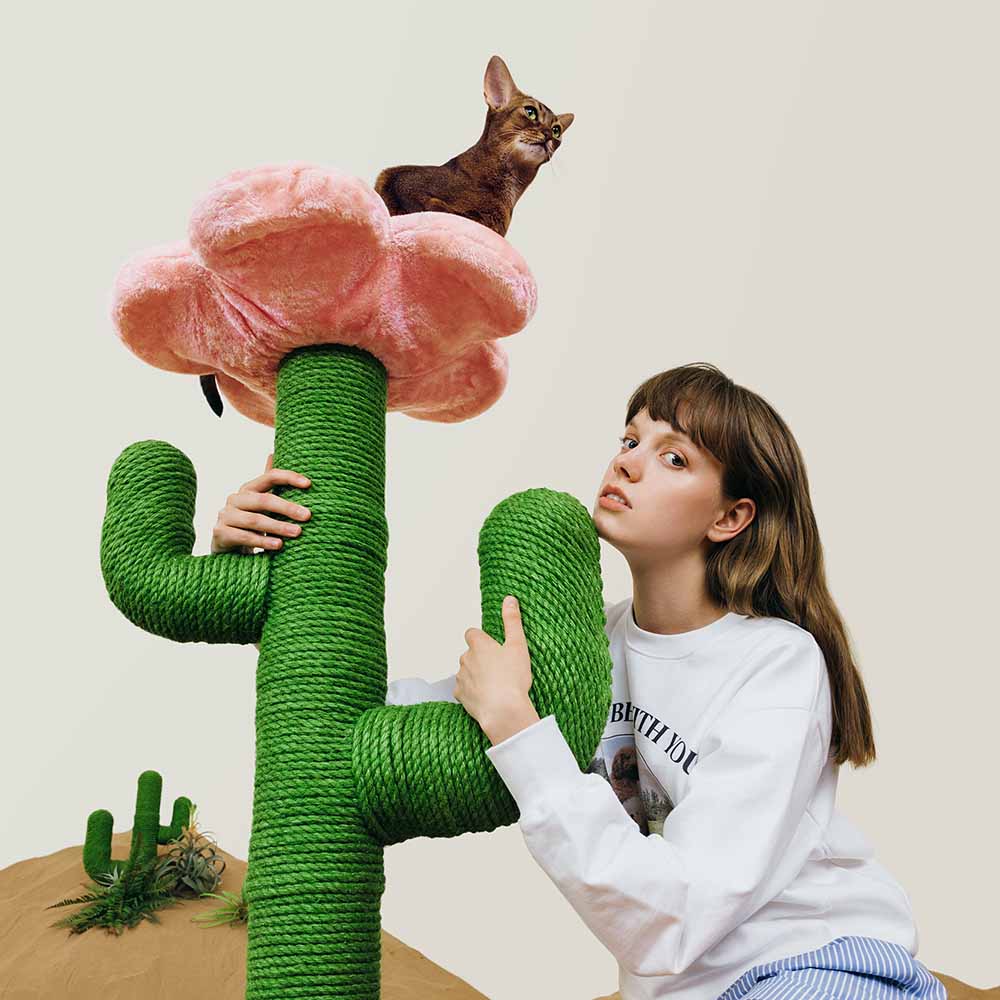 VETRESKA Blooming Cactus Cat Tree Kohepets vetreska-blooming-cactus-cat-tree-kohepets