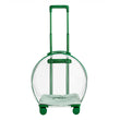VETRESKA Bubble Carrier For Cats & Dogs (Green, Transparent)