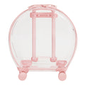 VETRESKA Bubble Carrier For Cats & Dogs (Pink, Transparent)