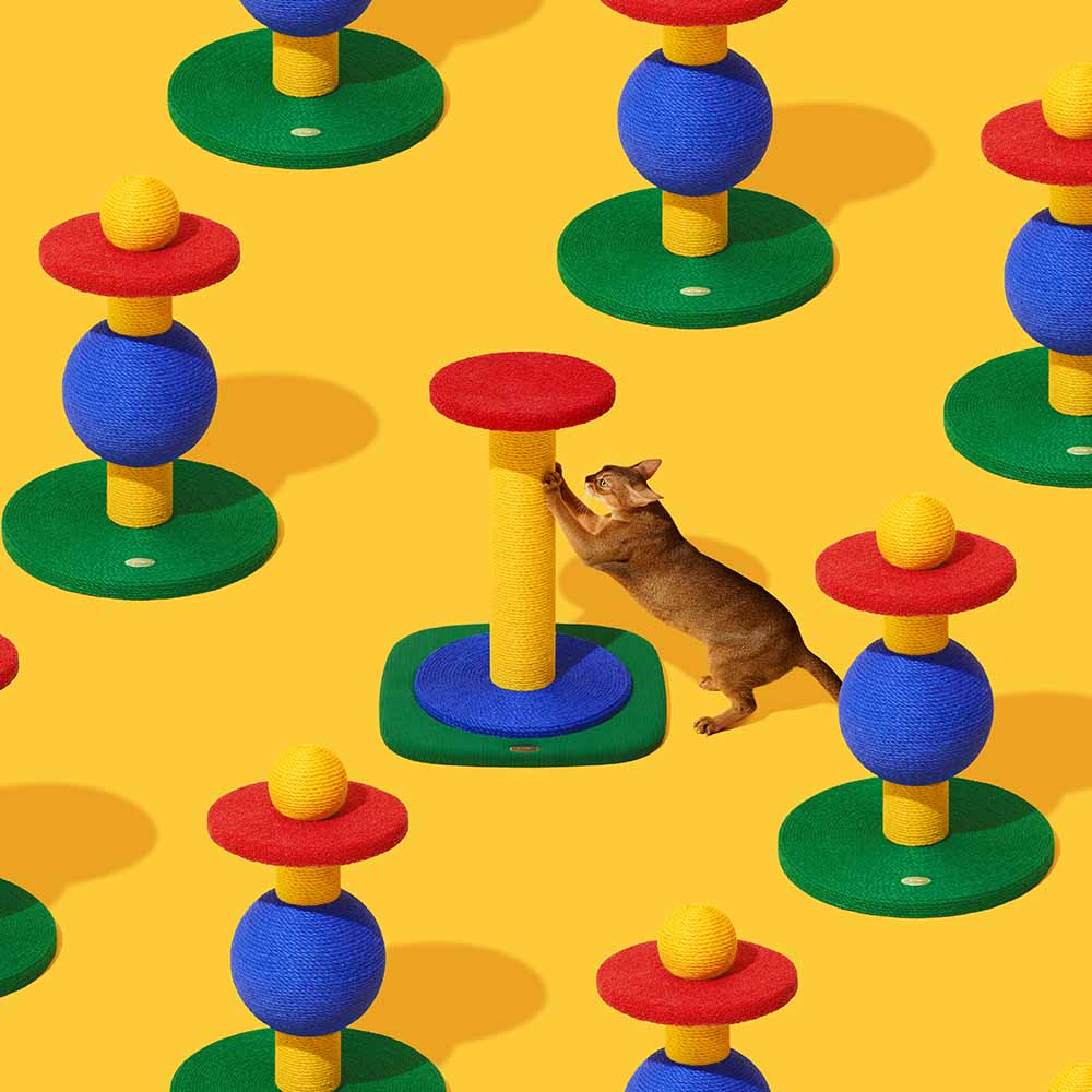 VETRESKA Chroma Cat Scratcher Post (Simple Post) - Kohepets