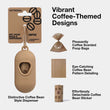 VETRESKA Coffee Dog Poop Bag Dispenser Set (1 Roll)