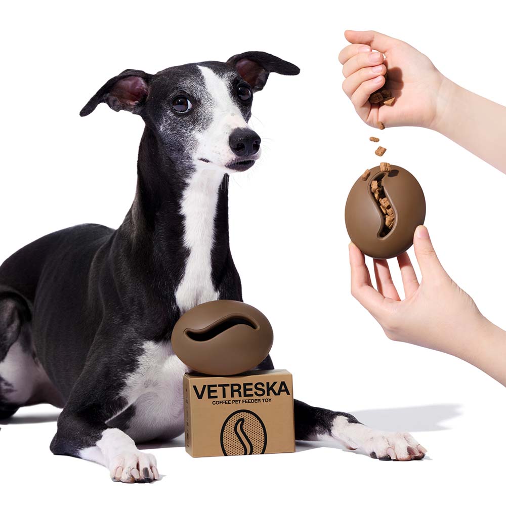 VETRESKA Coffee Feeder Interactive Dog Toy