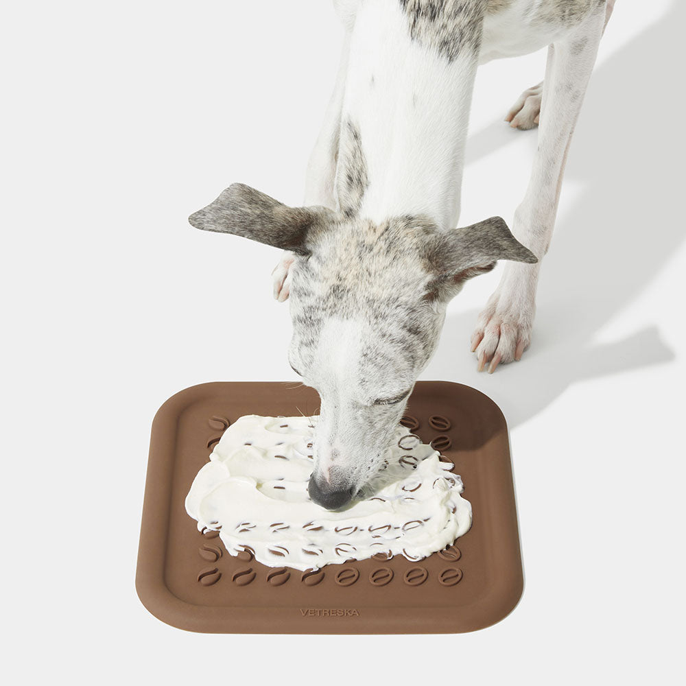 VETRESKA Coffee Silicone Dog Licking Mat - Kohepets
