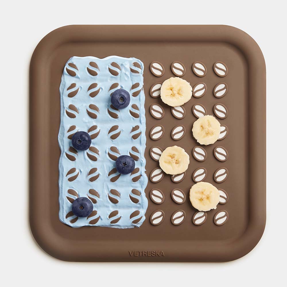 VETRESKA Coffee Silicone Dog Licking Mat - Kohepets