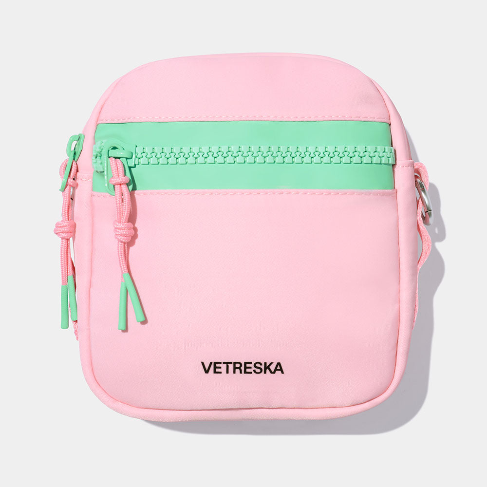 VETRESKA Connect Flora Mini Ware Compact Bag (Pink & Spearmint Twist)