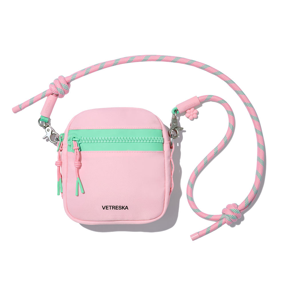 VETRESKA Connect Flora Mini Ware Compact Bag (Pink & Spearmint Twist)