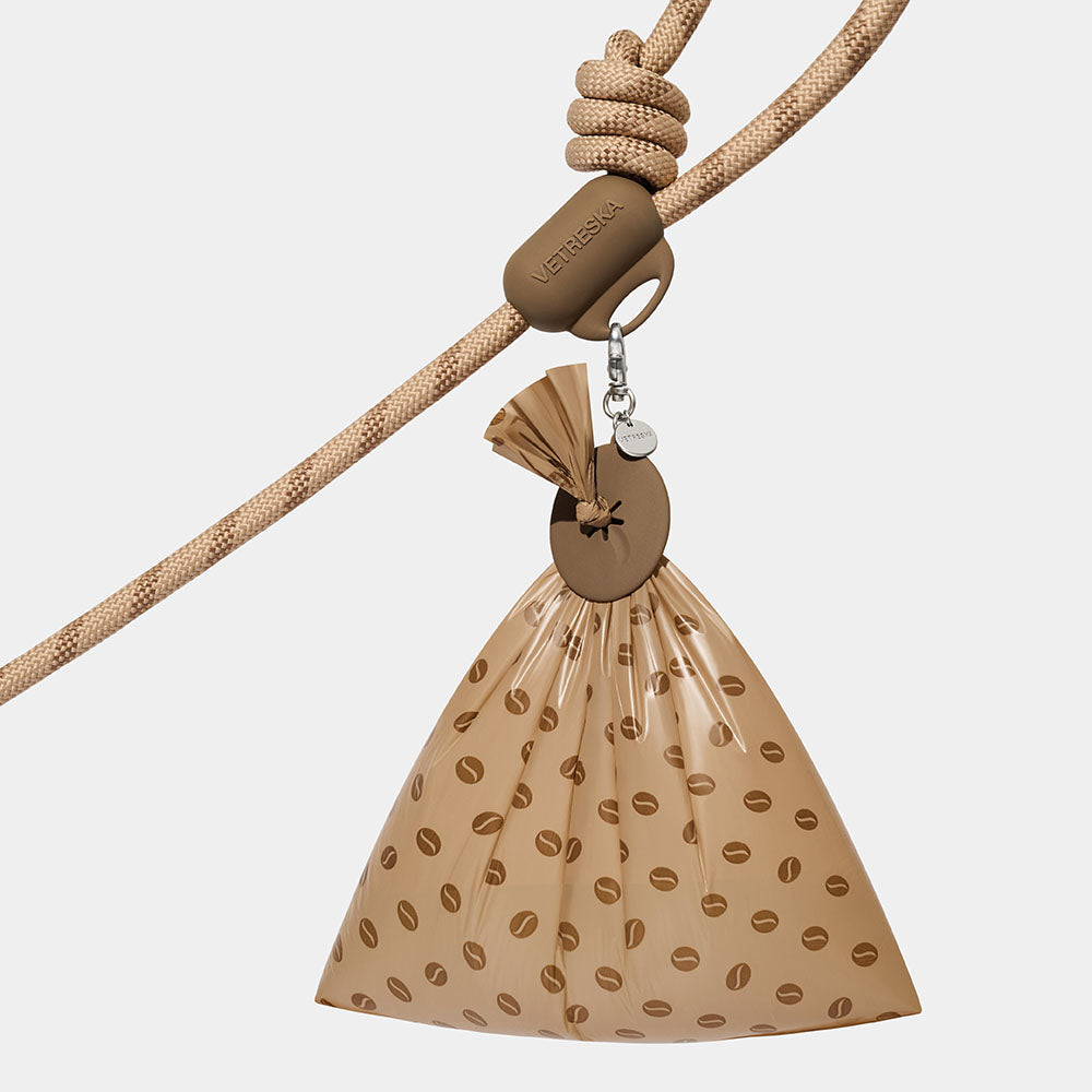 VETRESKA Connect Hands-Free Dog Poop Bag Clip (Coffee)