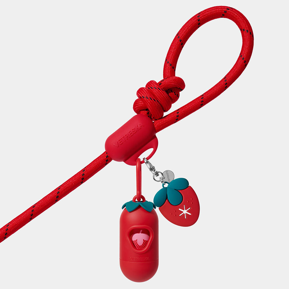 VETRESKA Connect Hands-Free Dog Poop Bag Clip (Strawberry)