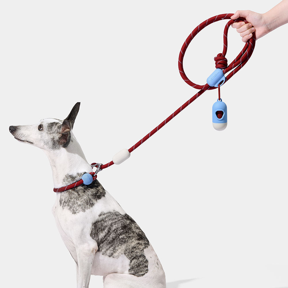 VETRESKA Connect Multi-Function Hands-Free Rope Dog Leash (Mist & Merlot)