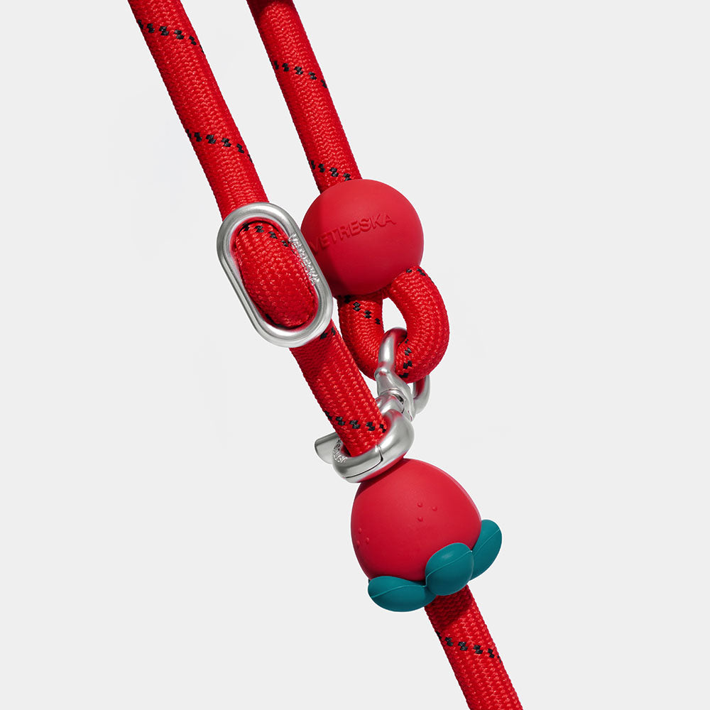 VETRESKA Connect Multi-Function Hands-Free Rope Dog Leash (Strawberry)