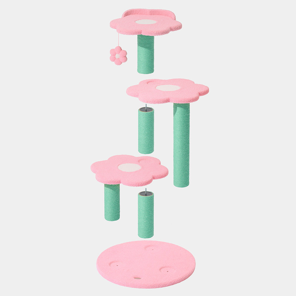 VETRESKA Flora Climber Cat Tree (4 Platforms) - Kohepets