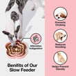 VETRESKA Flora Silicone Slow Feeder Dog Bowl - Kohepets