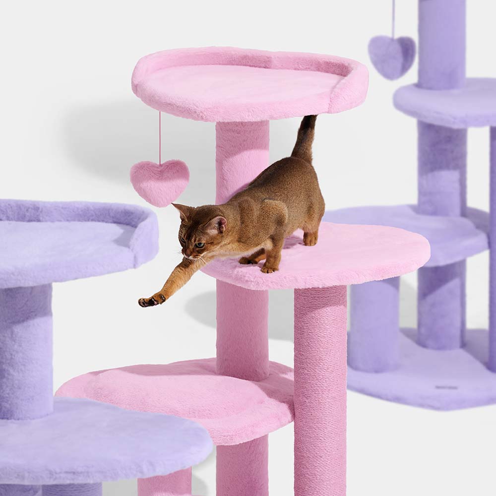 VETRESKA Heartpurrink Climber Cat Tree (4 Platforms) - Kohepets