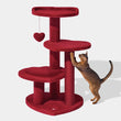VETRESKA Heartpurrouge Climber Cat Tree (4 Platforms) - Kohepets