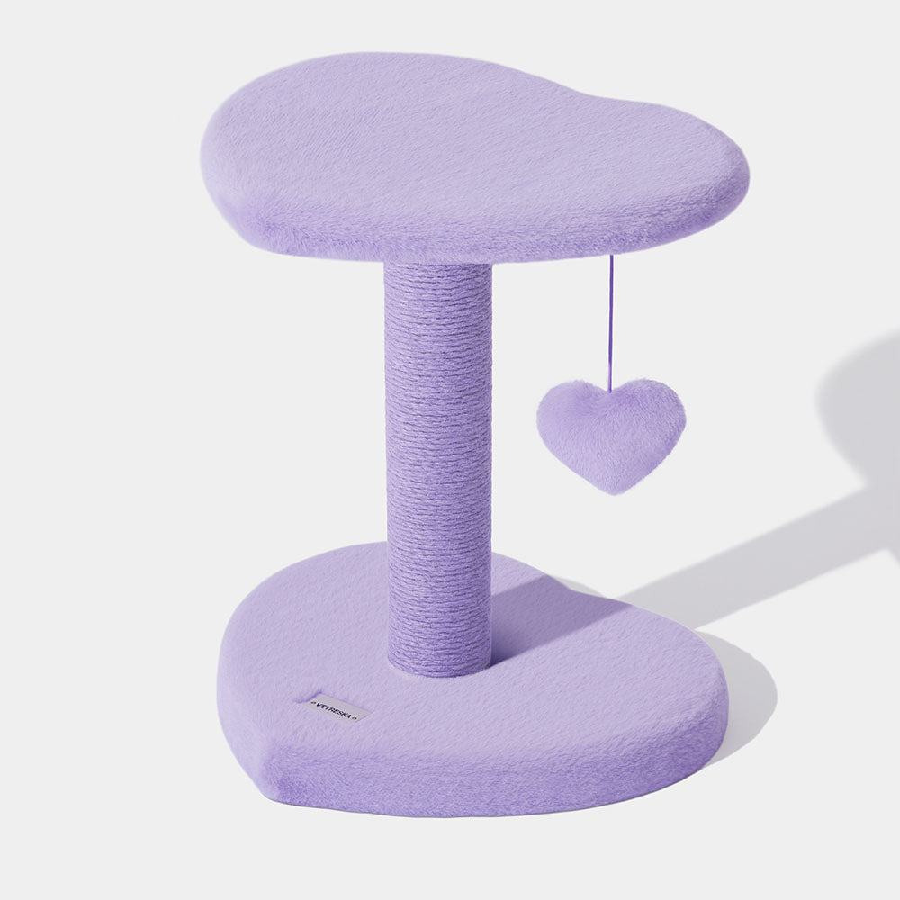 VETRESKA Heartpurrple Cat Scratcher Post (2 Platforms) - Kohepets
