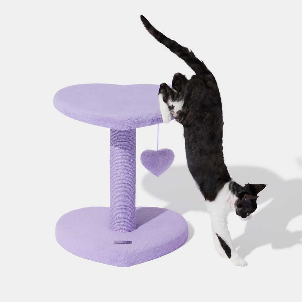 VETRESKA Heartpurrple Cat Scratcher Post (2 Platforms) - Kohepets
